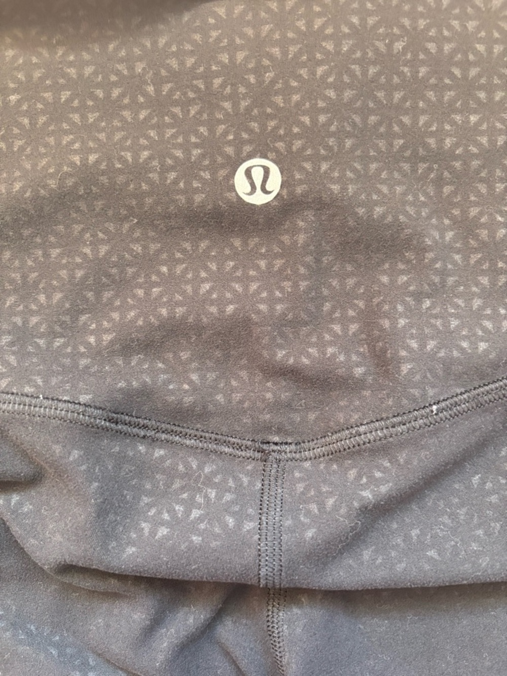 Lululemon High-Waist Black with Triangle Patterns Leggings - Picture 5 of 6